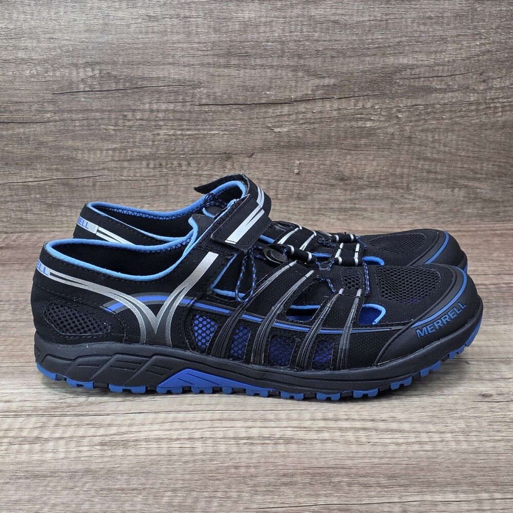 Merrell Mix Master Maze Sport Men's Size 11 Black Blue Water Shoes J41655 READ*